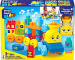 Fisher-Price Mega Bloks Müzikli Alfabe Treni, Gerçek Sesler ve Müzik ile Harfleri Öğretir FWK22
