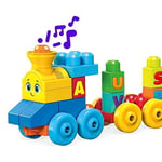 Fisher-Price Mega Bloks Müzikli Alfabe Treni, Gerçek Sesler ve Müzik ile Harfleri Öğretir FWK22