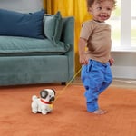 Fisher-Price Minik Dostumla Yürüyüş Sesli ve hareketli Fisher-Price FP Pets Yürüyüş Arkadaşı Köpekçik çekçekli bebek oyuncağı HTW94