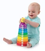 Fisher-Price Numaralı Kaplar Fisher-Price Numaralı Kaplar, İç içe Geçebilir 10 Renkli Kap, 5 Adet Topa Dönüşür W4472 W4472