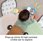 Fisher-Price Yenidoğanlar için karın üstünde oynama oyuncağı, Sevimli Köpekçik Büyük Oyun Minderi ve duyusal gelişim aktiviteleri, HYR51