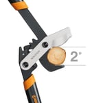 Fiskars 81 cm PowerGear2 Çelik Bıçaklı Bahçe Budama Makası, 5 cm Çapa Kadar Dal Kesimi