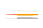 Fiskars Fruehstuecksmesser 3 parça, toplam uzunluk: 22 cm, plastik, beyaz/turuncu/gri, fonksiyonel form, 1016121