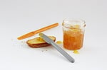 Fiskars Fruehstuecksmesser 3 parça, toplam uzunluk: 22 cm, plastik, beyaz/turuncu/gri, fonksiyonel form, 1016121