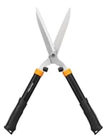 Fiskars HS21 Çit Budama Makinesi, Çit ve Çalıları Budamak İçin, Uzunluk 59 cm, Sertleştirilmiş Çelik Bıçaklar/Yumuşak Dokunuşlu Plastik Sap, Siyah/Turuncu, Düz, 1026827