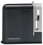 Fiskars Makas bileyici, sağ elini kullananlar için, seramik zımpara başlıkları/plastik gövde, siyah/gri, Clip-Sharp 1000812