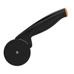 Fiskars pizza kesicisi ile yüksek kaliteli plastik-kesim parçası kesim, 19 cm, fonksiyonel form, siyah/turuncu, 1019533