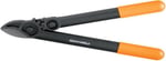 Fiskars PowerGear L31, 1000581 örs dişli budama makası, kuru ve sert ahşap için, yapışmaz kaplama, sertleştirilmiş hassas çelik, uzunluk: 39 cm, siya - Seçenekler: L31 (Ast Ø 3,5 cm), L77 (Ast Ø 5 cm)