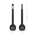 Fiskars Pratik salata çatal bıçak takımı, kaşık veya pense olarak kullanılabilir, uzunluk: 29 cm, plastik, fonksiyonel şekil, siyah, 1014434