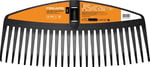 Fiskars Tırmık Başlığı, 25 diş, Fiskars Solid sapıyla birleştirilebilir, Genişlik: 51,1 cm, Plastik dişler, Siyah, L, Solid, 1014915