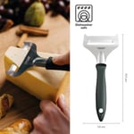 Fiskars Yumuşak peynir rendesi, toplam uzunluk: 17,7 cm, Essential, paslanmaz çelik/PP plastik, siyah, 1065588