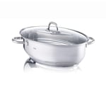 Fissler 033 – 701 – 38 – 000/0 Edelstahlbraeter indüksiyon, 38 cm Kızartma Tavası, 45 x 36,5 x 14,5 cm