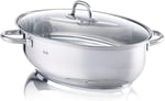 Fissler 033 – 701 – 38 – 000/0 Edelstahlbraeter indüksiyon, 38 cm Kızartma Tavası, 45 x 36,5 x 14,5 cm
