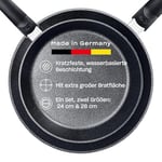 Fissler Adamant Comfort Daily 2' li Tava Set 24-28 cm - Bedenler: 24 cm + 28 cm, 26 cm, 32 cm