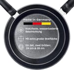 Fissler Adamant Comfort Daily 2' li Tava Set 24-28 cm - Bedenler: 24 cm + 28 cm, 26 cm, 32 cm