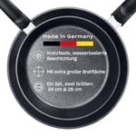 Fissler Adamant Comfort Daily 2' li Tava Set 24-28 cm - Bedenler: 24 cm + 28 cm, 26 cm, 32 cm