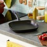 Fissler Cenit Grill Tava ( Ø 28 cm - 2.1L ), yapışmaz kaplamalı alüminyum ızgara tava - indüksiyon uyumlu