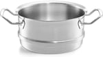 Fissler Orijinal profesyonel koleksiyon/paslanmaz çelik buhar ünitesi (çap 20 cm) tencere seti, indüksiyonlu buharlı pişirici delikli - indüksiyon