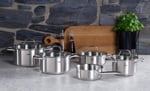 Fissler San Francisco/Paslanmaz Çelik Tencere (3,3 L - Ø 20 cm) Cam Kapaklı Tencere, Dökme Kenarı, Ölçüm Ölçeği - Endüksiyon - Seçenekler: 1,9 L - Ø 16 cm, 3,3 L - Ø 20 cm, 5.3 liters
