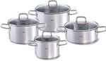 Fissler Viseo 9 Parça Çelik Tencere Seti - Seçenekler: 5-teilig, 4 parça