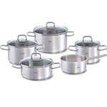 Fissler Viseo 9 Parça Çelik Tencere Seti - Seçenekler: 5-teilig, 4 parça