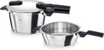 Fissler Vitaquick Glossy Düdüklü Tencere 4,5+2,5 Litre