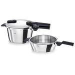 Fissler Vitaquick Glossy Düdüklü Tencere 4,5+2,5 Litre