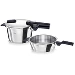 Fissler Vitaquick Glossy Düdüklü Tencere 4,5+2,5 Litre