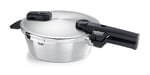 Fissler Vitaquick Premium Düdüklü Tencere (2,5 L, Çap 18 cm), Paslanmaz Çelik Düdüklü Tencere, 2 Pişirme Seviyesi, Alman Malı, İndüksiyon