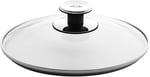Fissler/Şeffaf Cam Kapak (Ø 22 cm) Tava, Tencere ve Düdüklü Tencere için Yedek Kapak - Bedenler: 20 cm, 22 cm, 32 cm