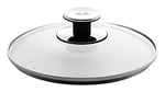 Fissler/Şeffaf Cam Kapak (Ø 22 cm) Tava, Tencere ve Düdüklü Tencere için Yedek Kapak - Bedenler: 20 cm, 22 cm, 32 cm