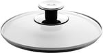 Fissler/Şeffaf Cam Kapak (Ø 22 cm) Tava, Tencere ve Düdüklü Tencere için Yedek Kapak - Bedenler: 20 cm, 22 cm, 32 cm