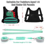 Fitarts Çocuklar için Küçük Çocuk Tasma - Bebek Sırt Çantası Çocuk Koşum Takımı Kaybolmaya Karşı Bilek Bağlantılı Erkekler/Kızlar için