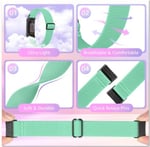 Fitbit Charge 5 ile Uyumlu Elastik Bantlar, Ayarlanabilir Naylon Nefes Alabilir Yedek Kayışlar Fitbit Charge 5 için Kadın ve Erkek için Bileklik (8'li Paket)