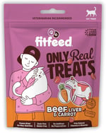 fitfeed Freeze-Dried Çiğ Dana Ciğer&Havuç Kedi Ödül Maması 40g