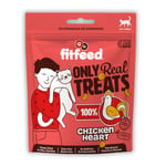 fitfeed Freeze-Dried Çiğ Tavuk Yürek Kedi Ödül Maması 40g