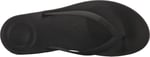 Fitflop Erkek iQushion Ergonomik Parmak Arası Terlik Açık Burun Sandalet, siyah, eu
