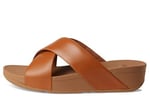 Fitflop Kadın Lulu Çapraz Slayt-Deri Açık Parmak Sandalet