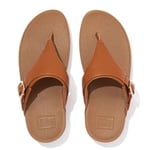 Fitflop Lulu ayarlanabilir deri parmak postası SandaletKadın