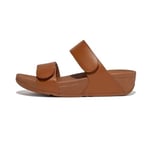 Fitflop Lulu Ayarlanabilir Deri Slaytlar Bayan Slayt Sandalet
