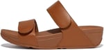 Fitflop Lulu Ayarlanabilir Deri Slaytlar Bayan Slayt Sandalet