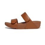 Fitflop Lulu Ayarlanabilir Deri Slaytlar Bayan Slayt Sandalet