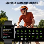 Fitness İzleyici Saat, Kalp Atış Hızına Sahip Adım İzleyici, Kan Oksijen Uyku Monitörü, 5ATM Su Geçirmez Pedometre, Adım Kalori Sayacı, Spor için Sağlık Fitness İzleyici, Kadın Erkek Aktivite