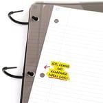 Five Star Flex Hybrid not defteri, 1-1/2 inç klasör, tablet, dizüstü bilgisayar ve 3 halkalı hepsi bir arada, siyah (29324AA2)