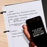 Five Star Flex Hybrid not defteri, 1-1/2 inç klasör, tablet, dizüstü bilgisayar ve 3 halkalı hepsi bir arada, siyah (29324AA2)