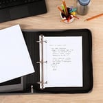 Five Star Gevşek Yaprak Kağıt, 6'lı Paket, 3 Delikli Delgeç Defter Kağıdı, Güçlendirilmiş Geniş Çizgili Dolgu Kağıdı, Mürekkep Kanamasıyla Mücadele, 8