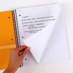 Five Star Spiral Defterler + Çalışma Uygulaması, 2'li Paket, 3 Konu, Kolej Çizgili Kağıt, 8-1/2 