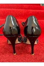 FİYONK TANGO DANS VE SALON AYAKKABISI 8,5 CM 13 PONT KONİ MODEL KAPALI TOPUK