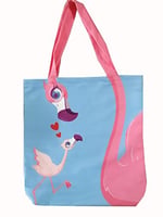 Flamingo Desenli Plaj Çantası AH-19639785771110