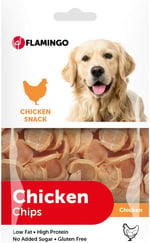 Flamingo Hapki Tavuklu ve Glutensiz Cips Köpek Ödülü 85 Gr